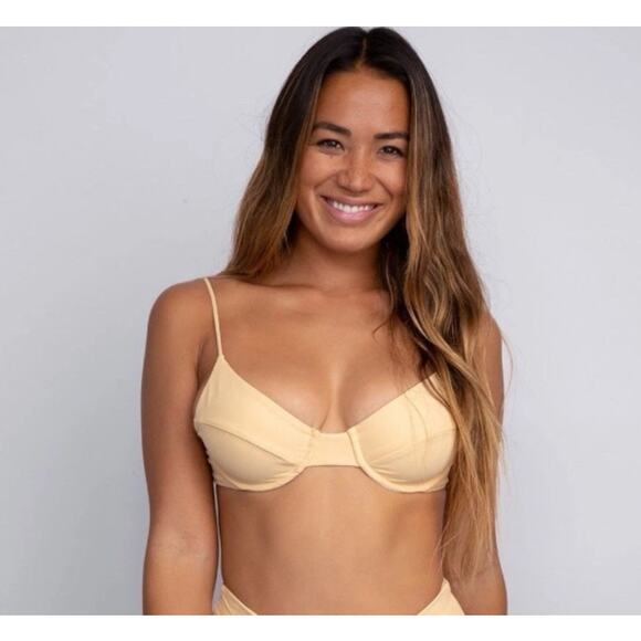 Skatie Swim Bikini Set Kate Top and Vera bottom buttercup XL NWT - Picture 2 of 8